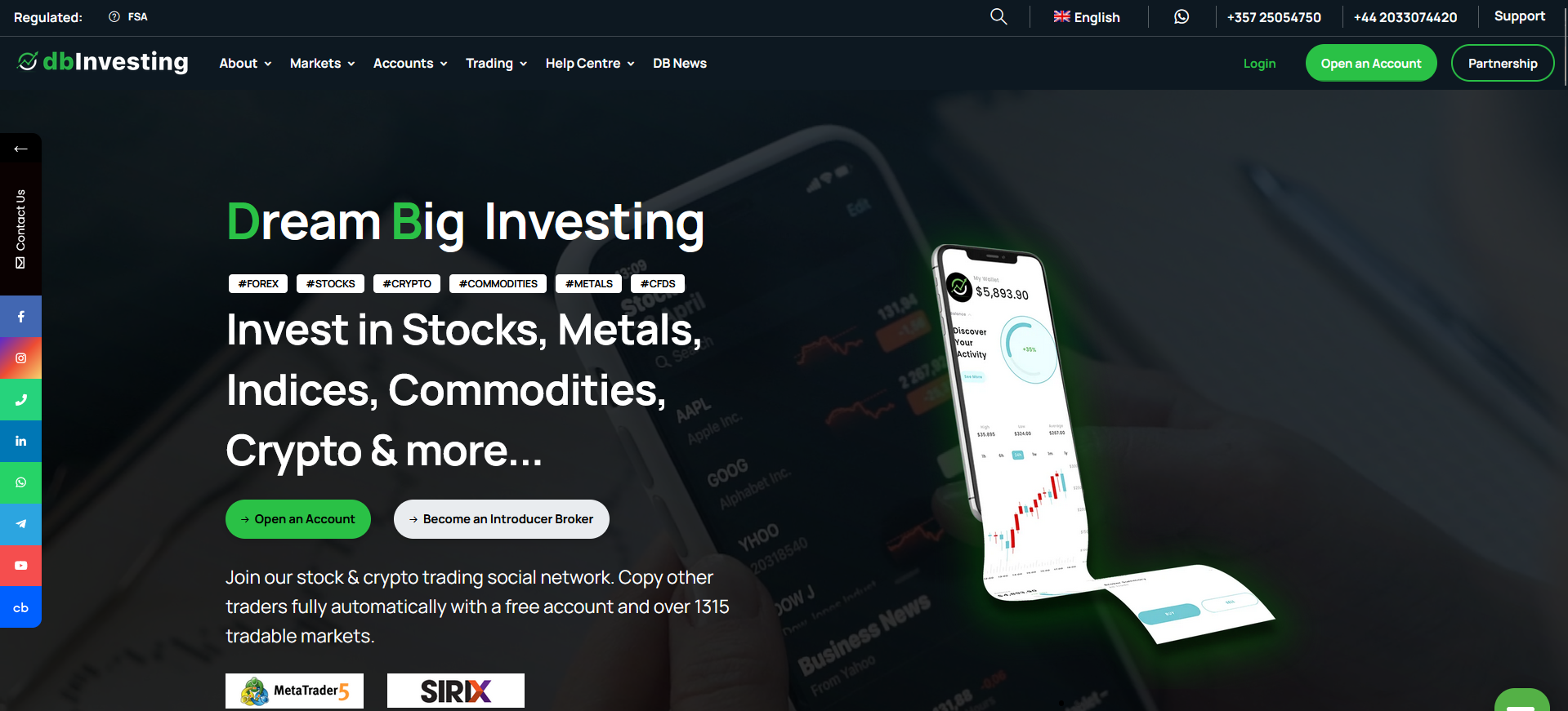 DBinvesting review